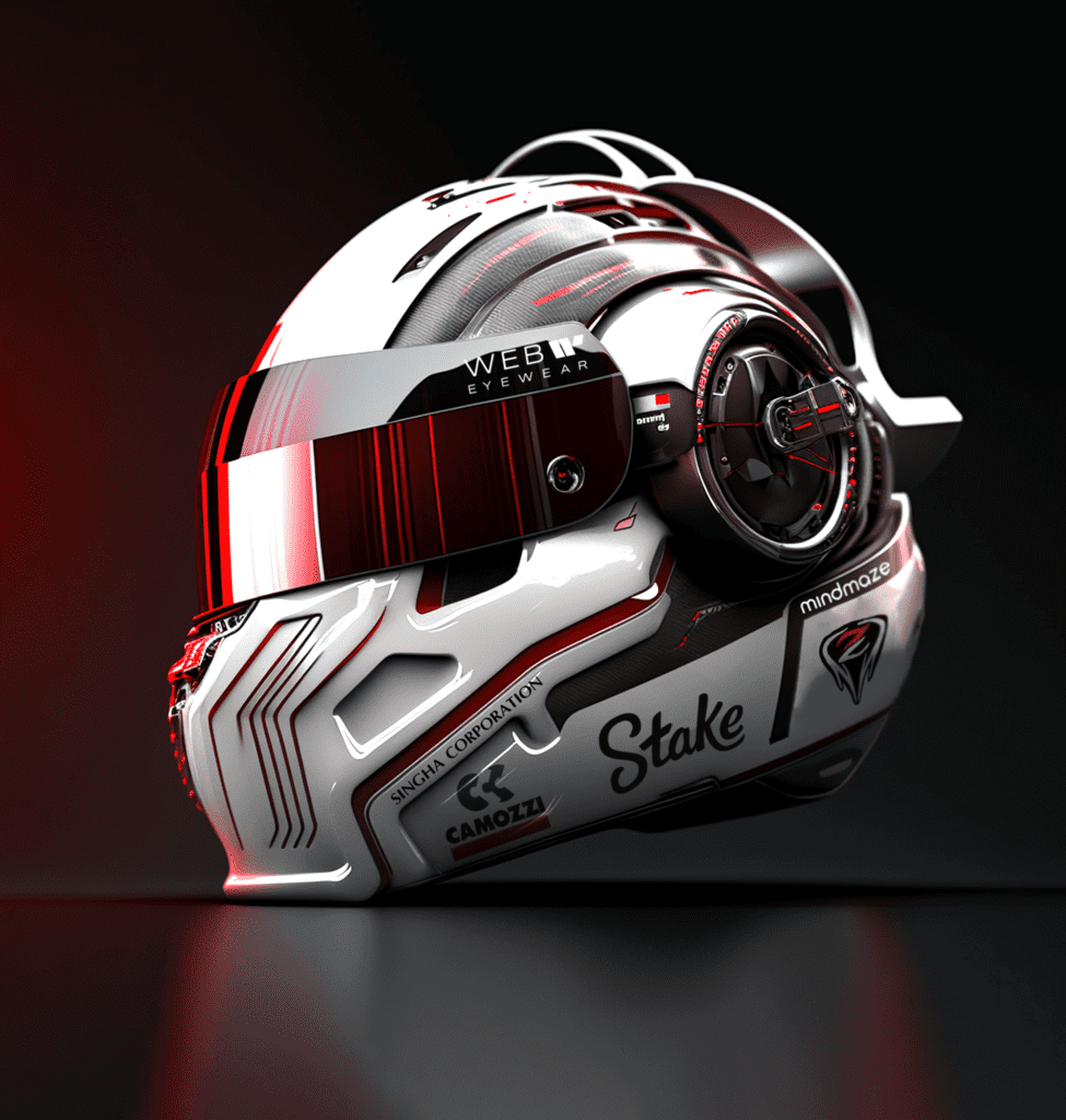 2099 GP Helmets blue team ZHOU